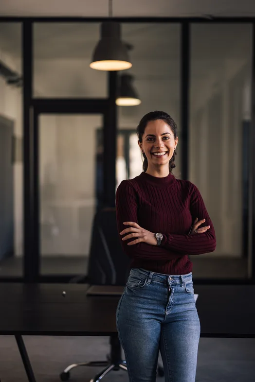 Sophie, membre de l’équipe de l’agence de communication Expert SA à Paris