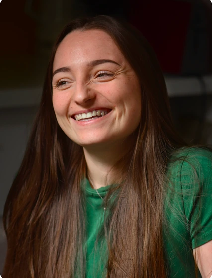Chloé Bruneau, graphiste de l’agence de communication Expert SA