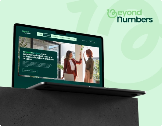 Projet Beyond Numbers : Une identité digitale entièrement repensée