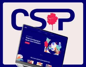Des illustrations originales pour agrémenter le site internet de CSP
